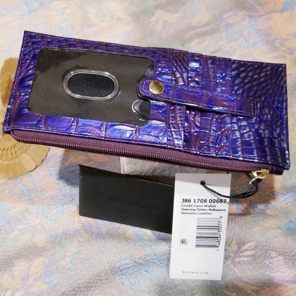 Brahmin CC Wallet in  Dawning Ombre Melbourne, NWT Item # 131 - Picture 3 of 5